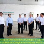 Jiang Zhuoqing Shen Xiaoming investigou e supervisionou a proteção ambiental ecológica em Yueyang